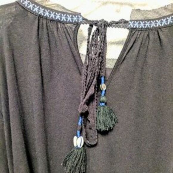 NWOT FREE PEOPLE On Holiday Belted Tunic Top M - Picture 8 of 10